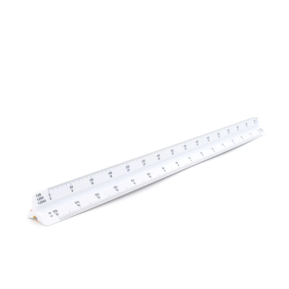 Clocore 30cm Triangular Scale Ruler Architectural Drawing Design Ruler Ideal for Architects, Engineers, School Home and Office Variety Scale 6 Sizes