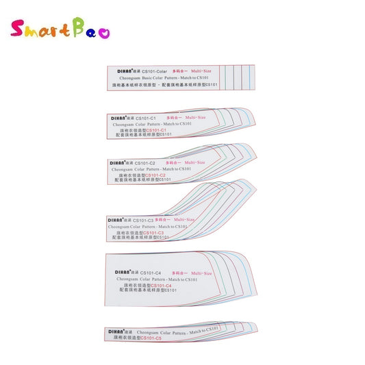 قالب بلاستيكي شفاف من Clocore لمجموعة مكونة من 6 قطع لتحويل طوق Cheongsam القائم.CS101