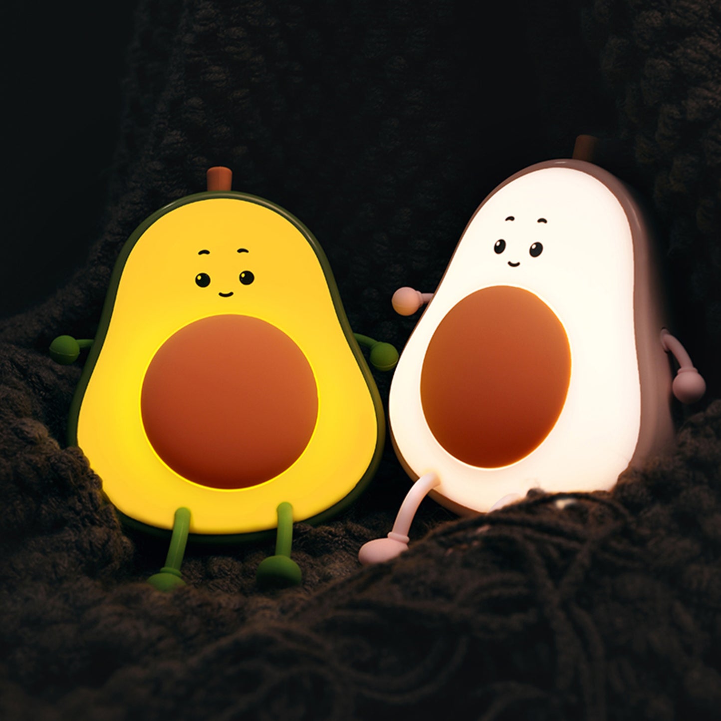 Avocado USB Charging Night Light - Ideal for Bedroom Bedside Sleep, Children, Postpartum Care & Infant Feeding, Eye-Protecting Lamp.