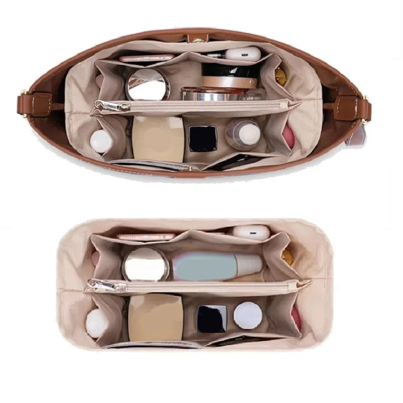Luxury Handbag Organizer Insert Bucket Bag: Stylish and Functional Bag Organizer