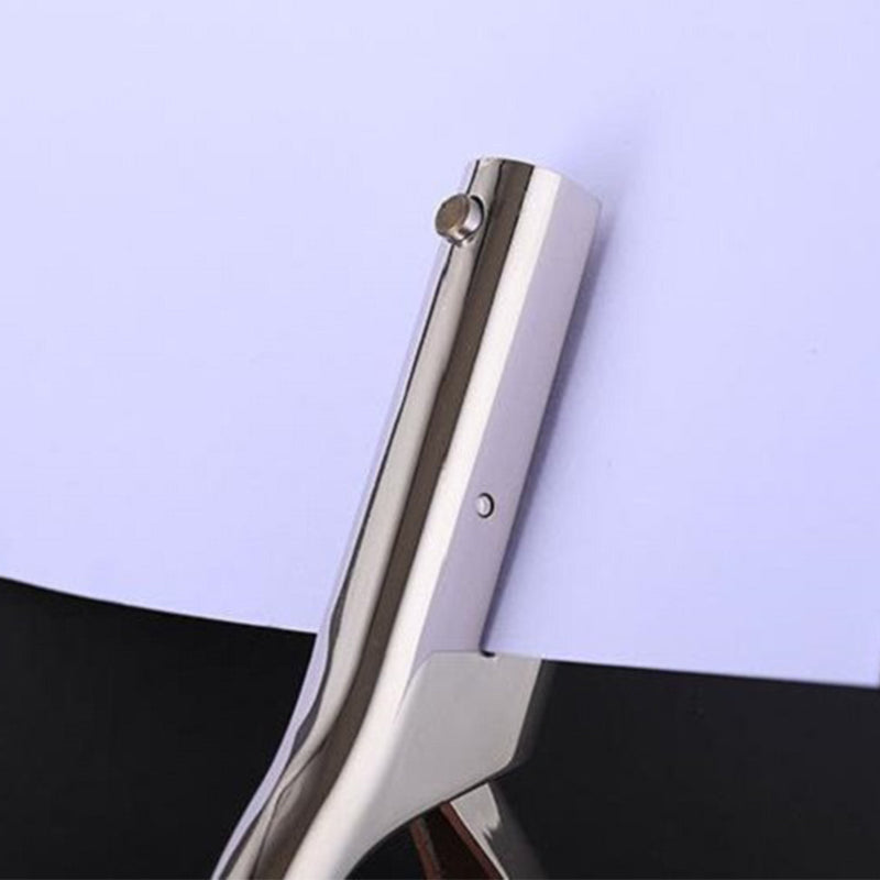 Handheld PVC Card & Photo Hole Punch – Single Hole Puncher, 3mm/6mm/8mm/10mm, Long Reach 53mm Depth