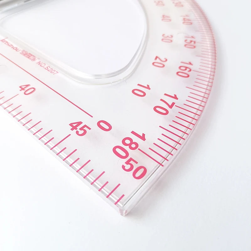 50cm Large Protractor for Whiteboard - Big Clear Math Geometry Tool for Teachers, Engineers & Students