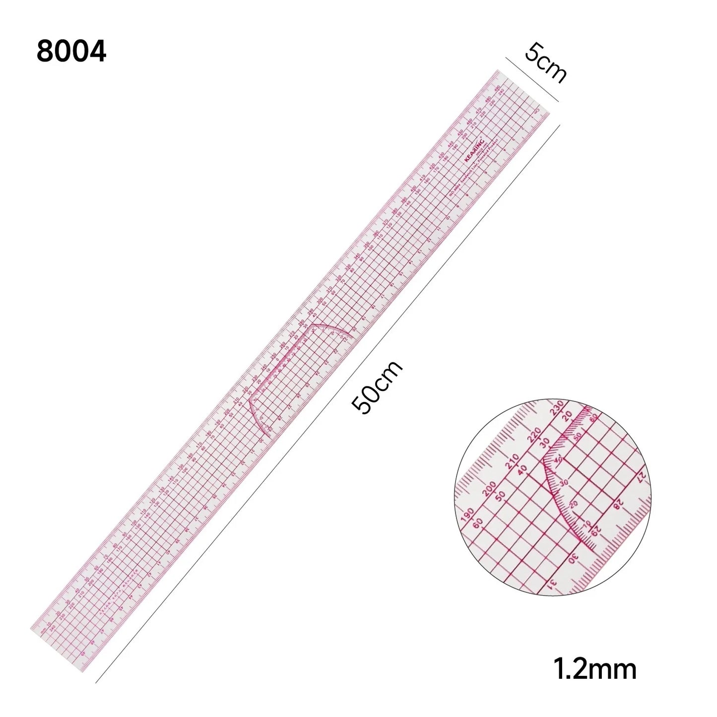 Multifunctional Grading Ruler Pattern Making - Precision Grading & Drafting Tool for Garment Design