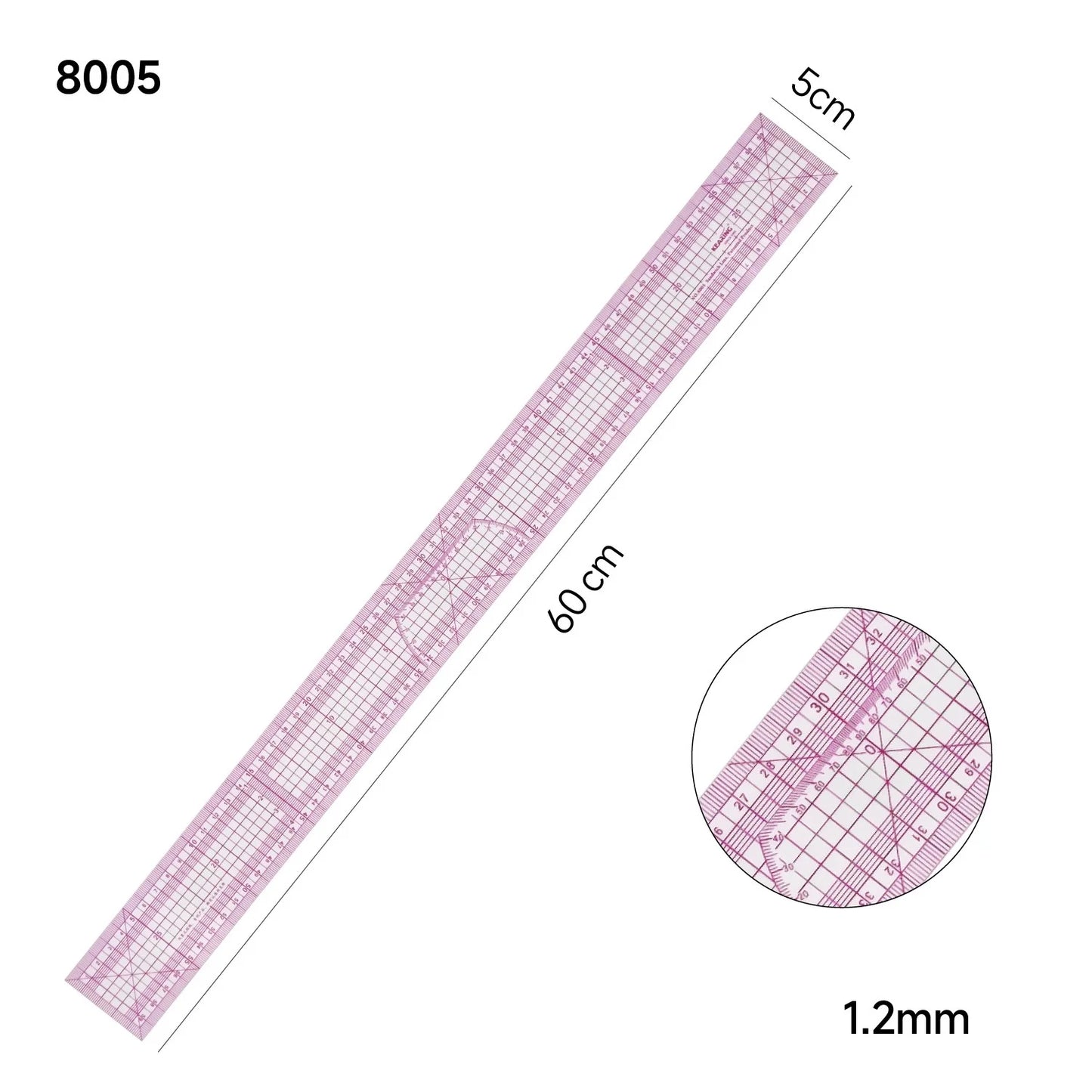 Multifunctional Grading Ruler Pattern Making - Precision Grading & Drafting Tool for Garment Design