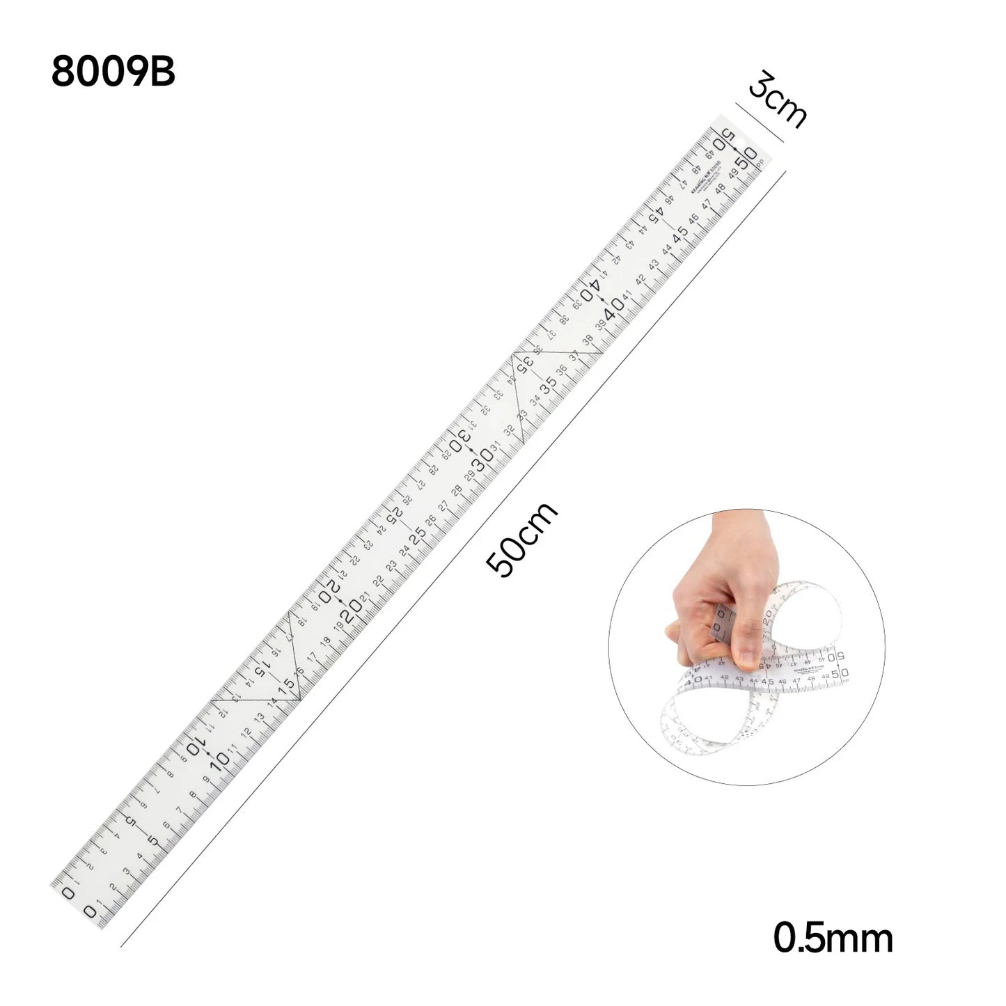 Multifunctional Grading Ruler Pattern Making - Precision Grading & Drafting Tool for Garment Design