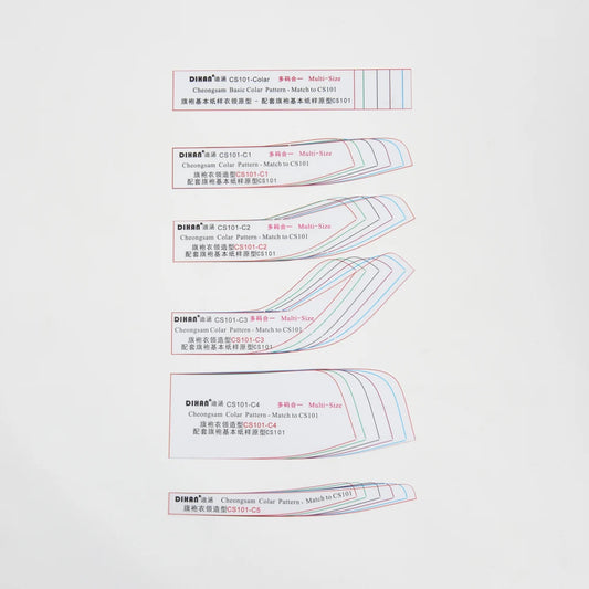 قالب بلاستيكي شفاف من كلوكور لتحويل طوق شيونغسام القائم.CS101-