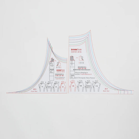 قالب نموذج تحويل أكمام شيونغسام بثلاثة أنماط من البلاستيك الشفاف من كلوكور CS101-S1A