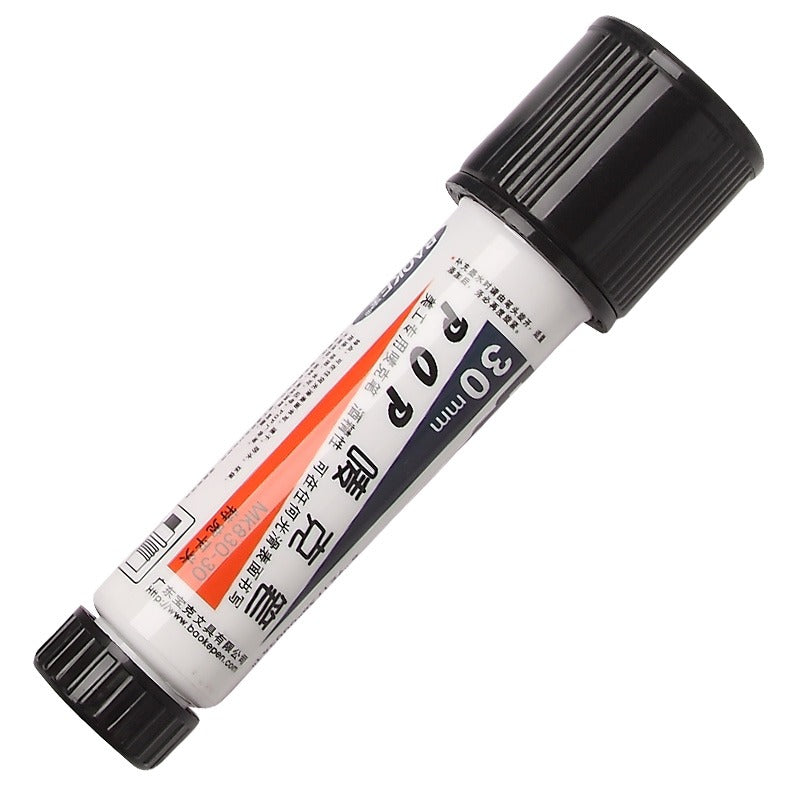 30mm Wide Tip POP Marker Pen – Refillable Oil-Based Poster Marker for Signs, Art & Advertising