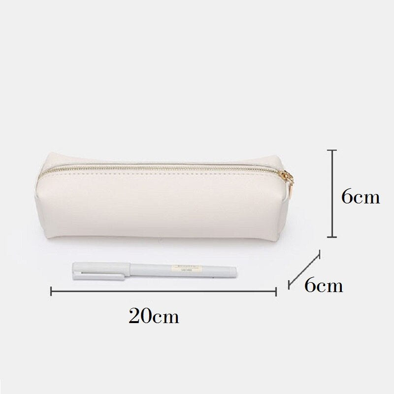 Podcore Fashion PU Leather Pencil Case