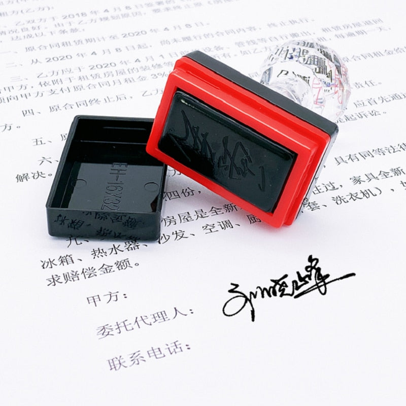 Personal Name Stamp Handwritten Signature Seal