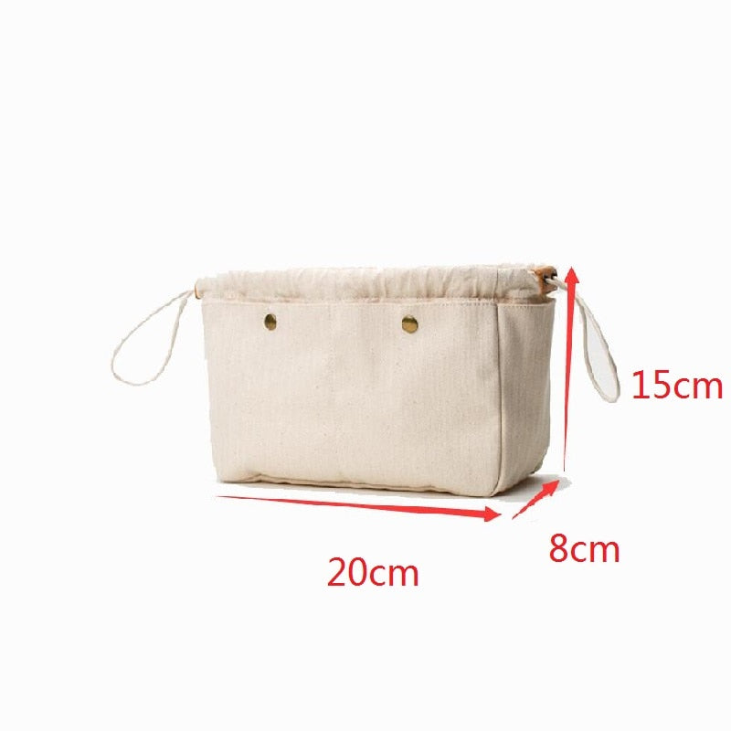 Soft Canvas Handbag Organizers