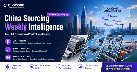 China Manufacturing Insights – Weekly Sourcing Brief (May 2026)