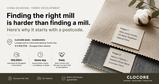 Why Finding the Right Fabric Mill in China Matters More Than Finding Any Mill
