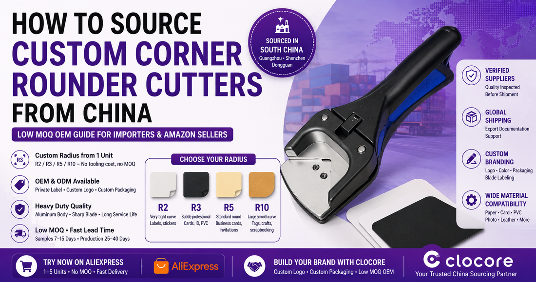 How to Source Custom Corner Rounder Cutters from China (Low MOQ OEM Guide)