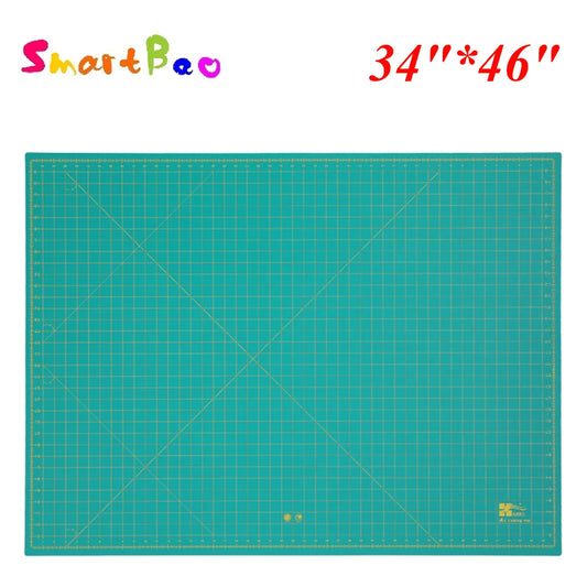 حصيرة تقطيع Clocore A0 كبيرة الحجم، لوحة تقطيع بيضاء، سمك 3 مم، 90 سم × 120 سم (46 × 34 بوصة)