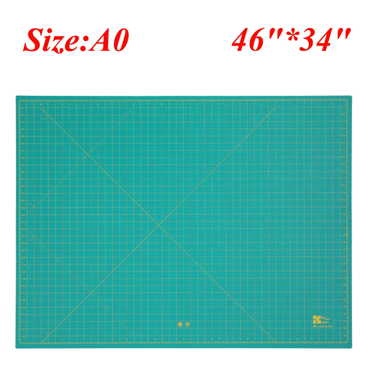 Clocore A0 Cutting Mat Super Large Size Cutting Board Mat White Core 3mm Thickness 90cm*120cm（46*34“）