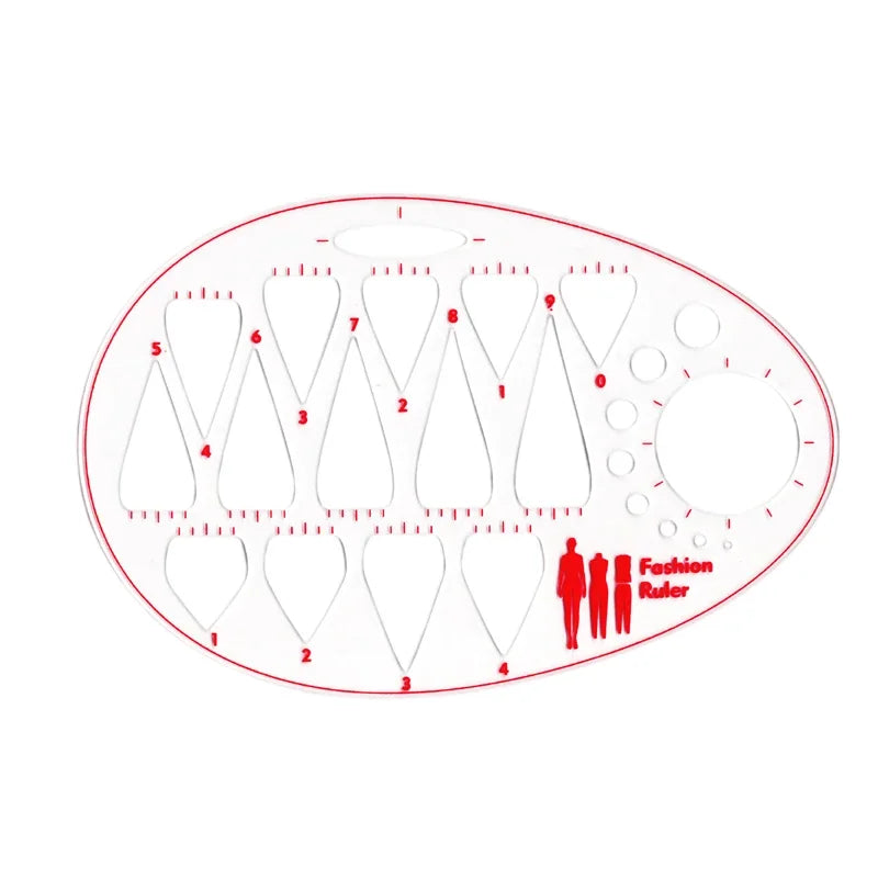 Clothing Neckline Curve Ruler Fashion Women Neckline Template Ruler Female Draw Collar Ruler T Shirt Creative Curves