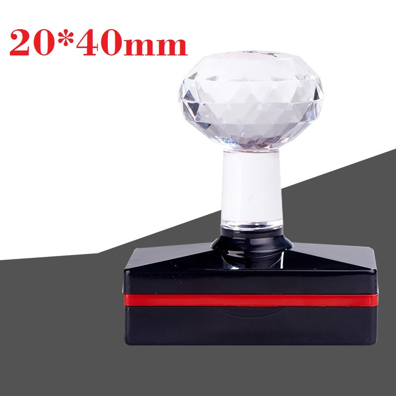 Large 20x40mm Handwritten Signature Stamp – Self-Inking Personal Seal