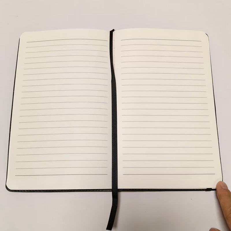 A5 PU Leather Notebook with Pen Holder, Custom Logo Available