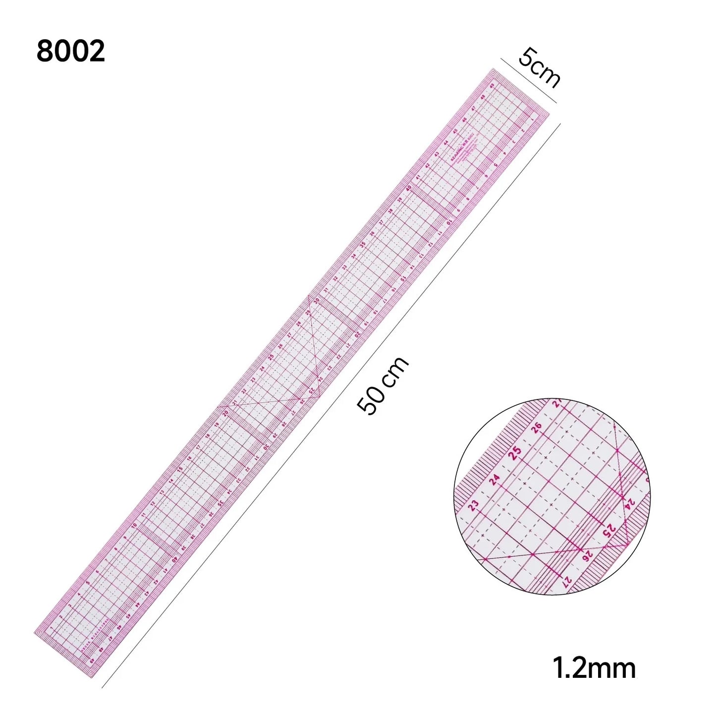 Multifunctional Grading Ruler Pattern Making - Precision Grading & Drafting Tool for Garment Design