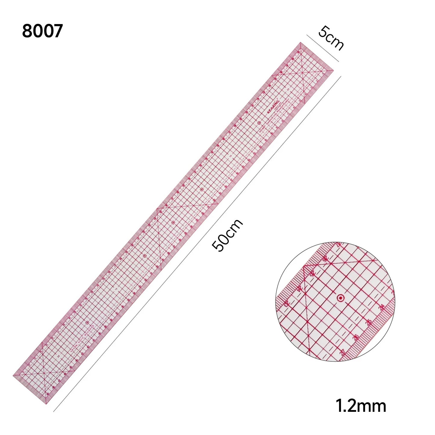 Multifunctional Grading Ruler Pattern Making - Precision Grading & Drafting Tool for Garment Design