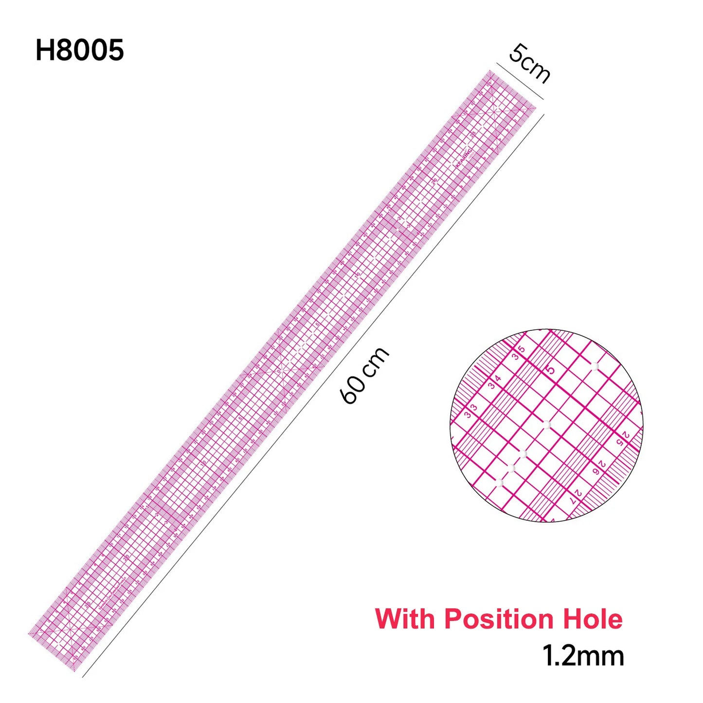 Multifunctional Grading Ruler Pattern Making - Precision Grading & Drafting Tool for Garment Design